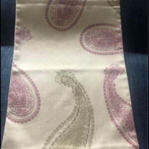 lightly beaded table runner